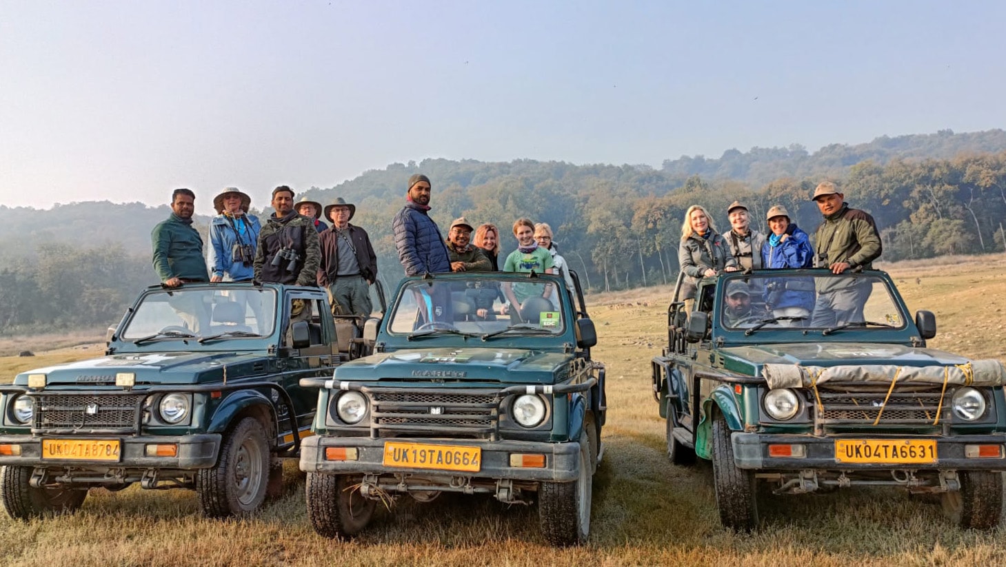 tiger safari jeep in India